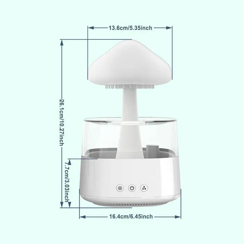 Mushroom Diffuser Adjustable Rechargeable Aromatherapy Humidifiers Air Humidity Products For Hotel Conference Room Bedroom